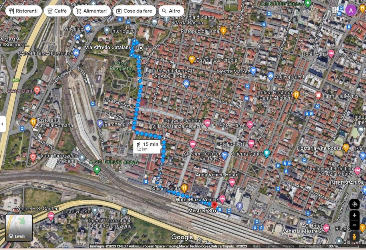 Appartamento Con Parcheggio Gratuito 15Min Da Venezia Mestre Exterior photo