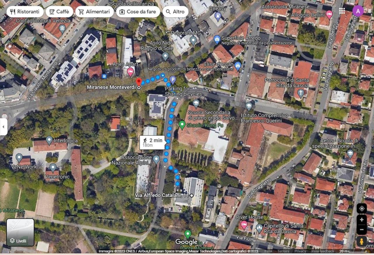 Appartamento Con Parcheggio Gratuito 15Min Da Venezia Mestre Exterior photo